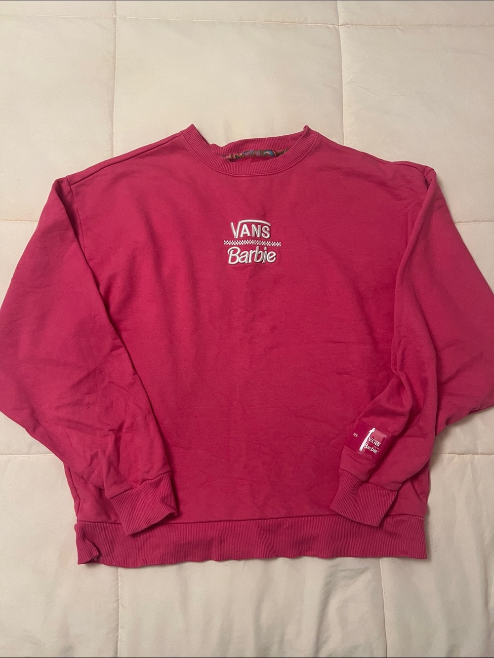 Vans Barbie Crewneck Sweatshirt - Hot Pink
